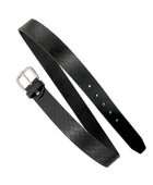 Full Grain Buffalo Leather Belt for Men from USA (Black)