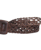 PERB - Full Grain Buffalo Leather Belt for Women with Pin Buckle - 100% Handmade - For Casual/Formal Occasions in Gift Box