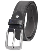 Full Grain Buffalo Leather Belt for Men with Pin Buckle (Color - Black/Brown/Tan)