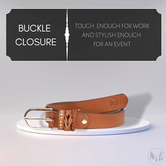 Tan-Gold Finish Buckle