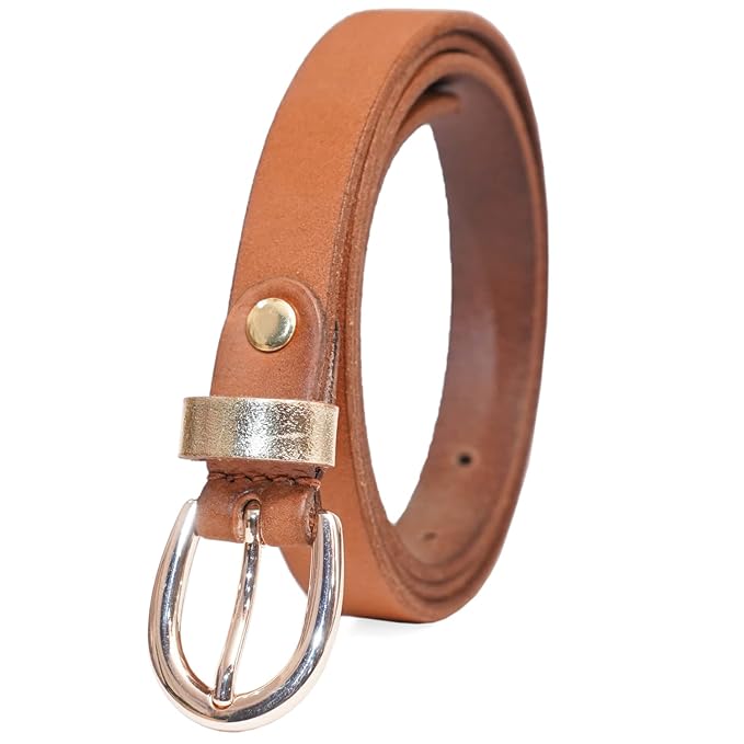 Tan - Gold Finish Buckle