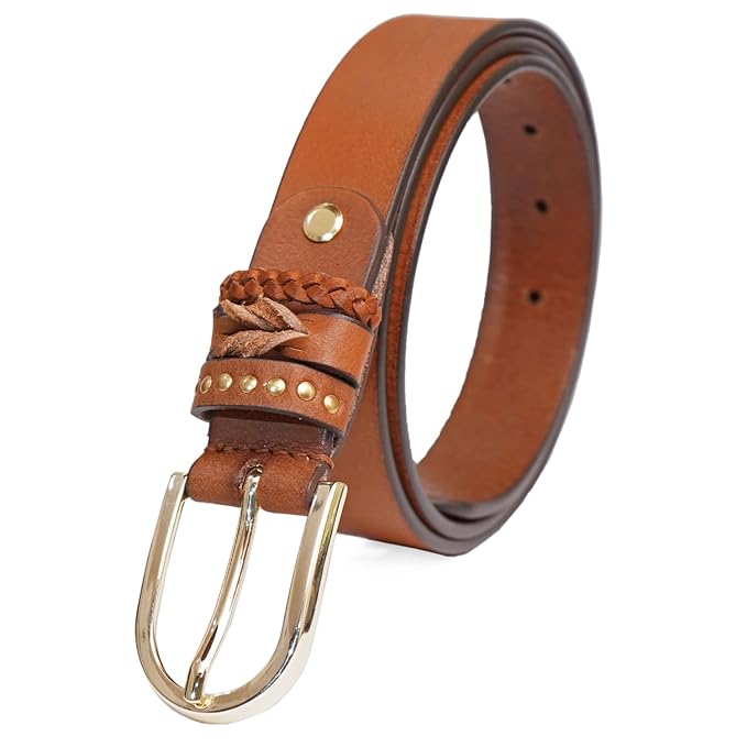 Tan-Gold Finish Buckle