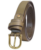 Olive-Antique Brass Buckle