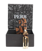 PERB - Full Grain Buffalo Leather Belt for Women with Pin Buckle - 100% Handmade - For Casual/Formal Occasions in Gift Box