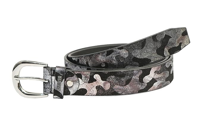 PERB - Full Grain Buffalo Leather Belt for Women with Pin Buckle - 100% Handmade - For Casual/Formal Occasions in Gift Box