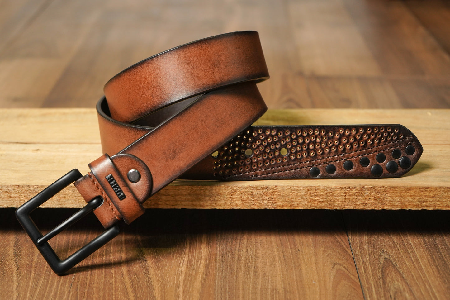 Full Grain Buffalo Leather Belt for Men USA